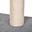 PawHut Cat Activity Tree with Condo Sisal-Covered Scratching Posts for Climbing