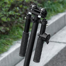 HOMCOM Folding Kick Scooter Hight-Adjustable w/ Rear Brake & Double Shock Black