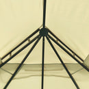 Outsunny 3.7 x 3(m) Patio Gazebo Garden Shelter w/ Mosquito Netting, Beige