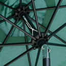 Outsunny Patio Umbrella Green