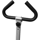 HOMCOM Foldable Stepper Adjustable Step Machine w/ Handlebar LCD Display, Grey