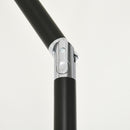 Outsunny 3x2m Patio Parasol Canopy Tilt Crank 6 Ribs Sun Shade Garden White