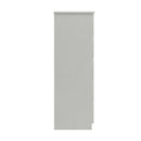 Balagio Ready Assembled Chest of Drawers with 5 Drawers Tallboy - White Gloss