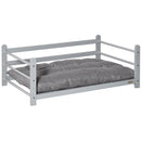 PawHut 95cm Raised Pet Bed Elevated Dog bed For Medium Sized Dogs Cushion