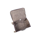 IT Luggage World's Lightest Suitcase with 8 Wheels and Wide Handle Design - Purple Pennant