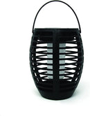 Silver & Stone Solar Powered Moroccan Flicker Flame Table Lantern