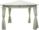 Silver & Stone Outdoor Premium Gazebo - Vienna 3m x 3m - Cream