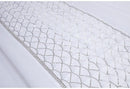 Lewis's Charlotte Sequin Panel Luxury Duvet Set - White