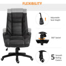 Vinsetto High Back Black Executive Office Chair 6- Point Vibration Massage Extra Padded Swivel Ergonomic Tilt Desk Seat