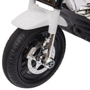 HOMCOM Kids Electric Ride On Motorcycle Bike 6v - White