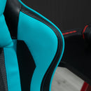 Vinsetto Gaming Chair Racing Style Ergonomic Office Chair - Sky Blue
