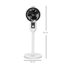 HOMCOM Floor Stand Circulator Fan - White