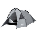 Outsunny 1-2 Person Camping Tent - Grey