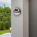 Silver & Stone Solar Bronze Copper Fence Lights Pack of 6