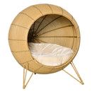 PawHut Rattan Cat House