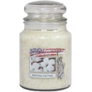 Heritage Candle 22oz Glass Jar Bubble Lid Natural Cotton