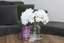 Heritage Candle 22oz Glass Jar Bubble Lid - Lilac