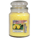 Heritage Candle 22oz Glass Jat Bubble Lid Lemon Burst