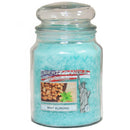 Heritage Candle 22oz Glass Jar Bubble Lid - Mint Almonds