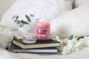 Heritage Candle 22oz Glass Jar Bubble Lid - Peony