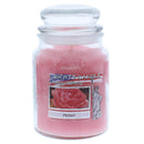 Heritage Candle 22oz Glass Jar Bubble Lid - Peony
