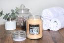 Heritage Candle 22oz Glass Jar Bubble Lid - Maple Butter