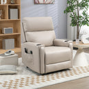 HOMCOM Lift Chair for Living Room, Recliner Chair with Vibration Massage, Heat