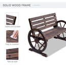 Outsunny Garden Bench - Brown