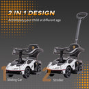 AIYA PLAY Kids Push Ride On Car Lamborghini - White