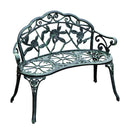 Outsunny Antique Style Garden Bench - Green