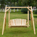 Outsunny-Pine / Fir Wood Swing Bench