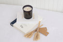 Black Diamond Ambient Candle 7oz Black Glass Jar Cosy Snowball