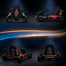 HOMCOM Kids Electric Ride On Go Cart 12v - Black