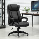 Vinsetto High Back Black Executive Office Chair 6- Point Vibration Massage Extra Padded Swivel Ergonomic Tilt Desk Seat