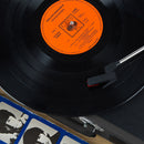 Akai Retro Bluetooth Rechargeable Turntable in Faux Leather Case Black