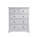 Keswick Moonlight Grey  Chest of Drawers 2 Over 3 80 x 40 x 95 cm