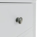 Warwick Classic White  Chest of 5 Drawers - Narrow 50 x 36 x 115 cm