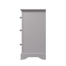 Keswick Moonlight Grey  Chest of 6 Drawers 115 x 40 x 78 cm
