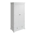 Warwick Classic White  Wardrobe 2 Door 90 x 52 x 185 cm