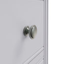 Keswick Moonlight Grey  Bedside Table with 2 Drawers 35 x 32 x 56.5 cm