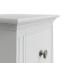 Warwick Classic White  Bedside Table with 2 Drawers 35 x 32 x 56.5 cm