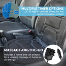 Carmen Massage Vibration Massage Seat Cushion with Heat Black