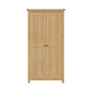 Tunbridge 2 Door Wardrobe - Medium Oak Finish