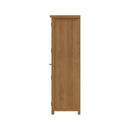 Tunbridge 2 Door Wardrobe - Medium Oak Finish