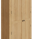 Tunbridge 2 Door Wardrobe - Medium Oak Finish