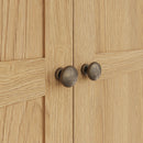 Tunbridge 2 Door Wardrobe - Medium Oak Finish