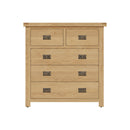 Tunbridge Oak Chest of Drawers 2 Over 3 80 x 40 x 95 cm