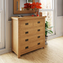 Tunbridge Oak Chest of Drawers 2 Over 3 80 x 40 x 95 cm