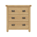 Tunbridge Oak Chest of 3 Drawers 78 x 42 x 80 cm
