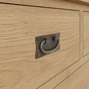 Tunbridge Oak Chest of Drawers 3 Over 4  135 x 45 x 85 cm